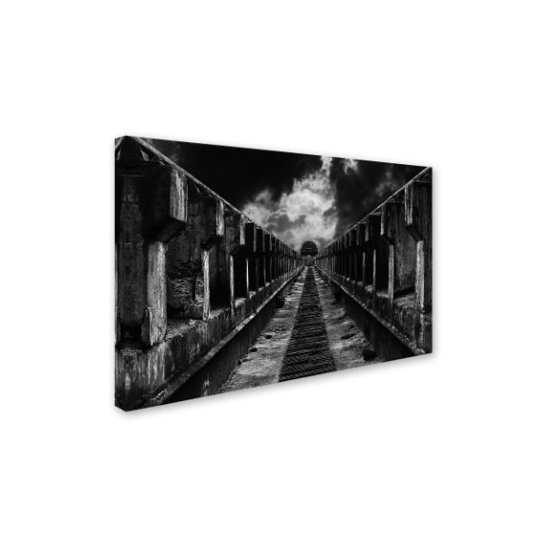 Mladjan Pajkic 'To The Train' Canvas Art,12x19